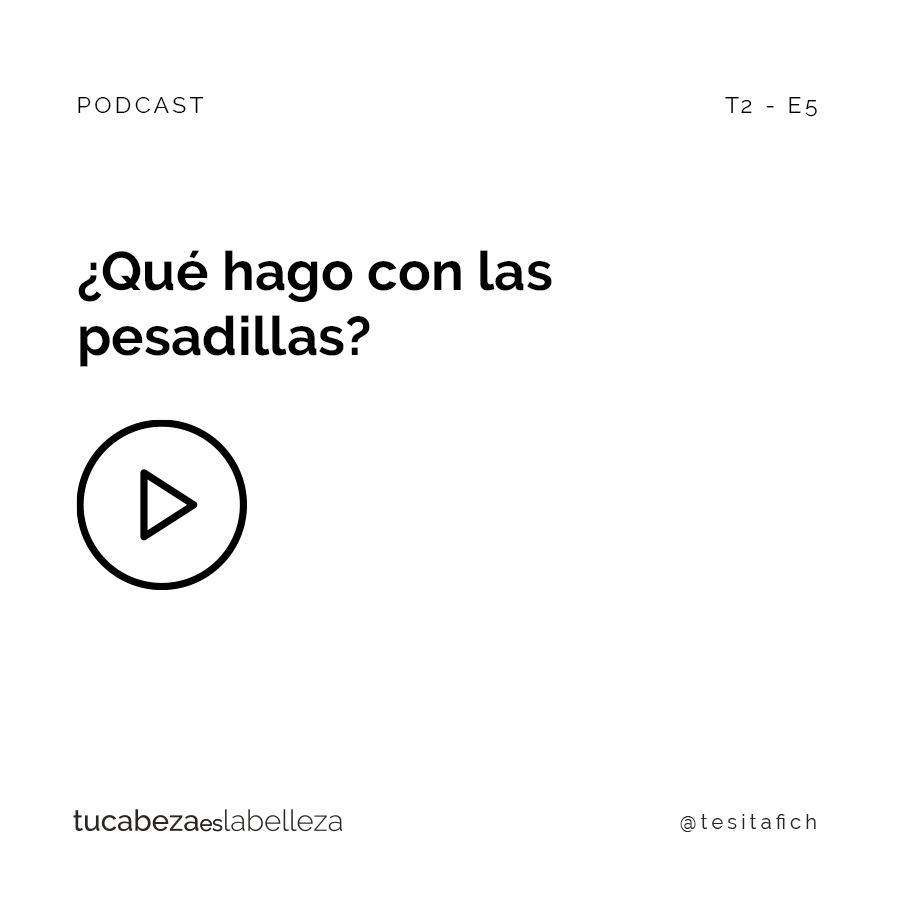 Lee más sobre el artículo ¿Qué hago con las pesadillas?