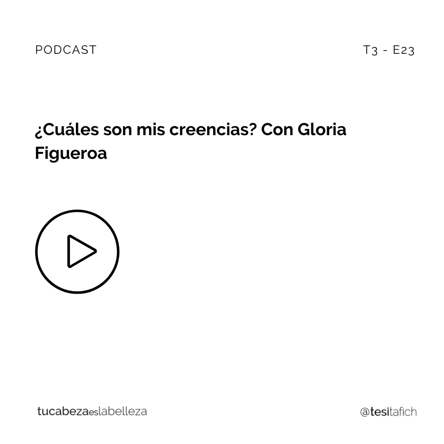 Lee más sobre el artículo ¿Cuáles son mis creencias? con Gloria Figueroa